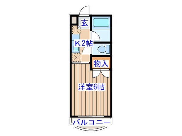 ドミ－ルキャロット2の物件間取画像